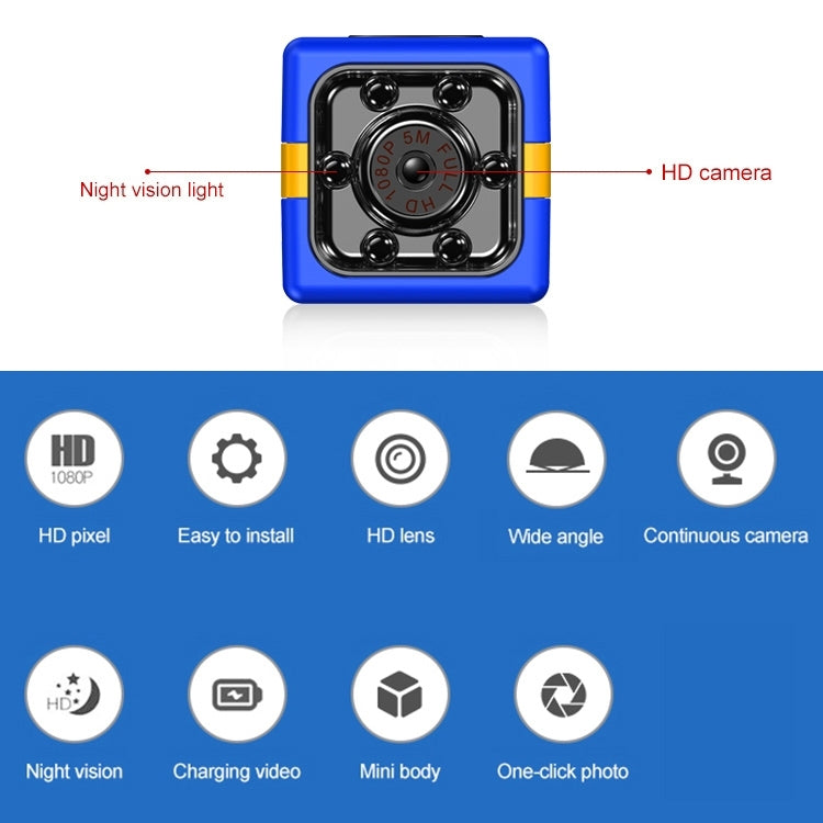 FX01 1080P Outdoor Sport HD Aerial DV Camera(Black) - Mini Camera by buy2fix | Online Shopping UK | buy2fix