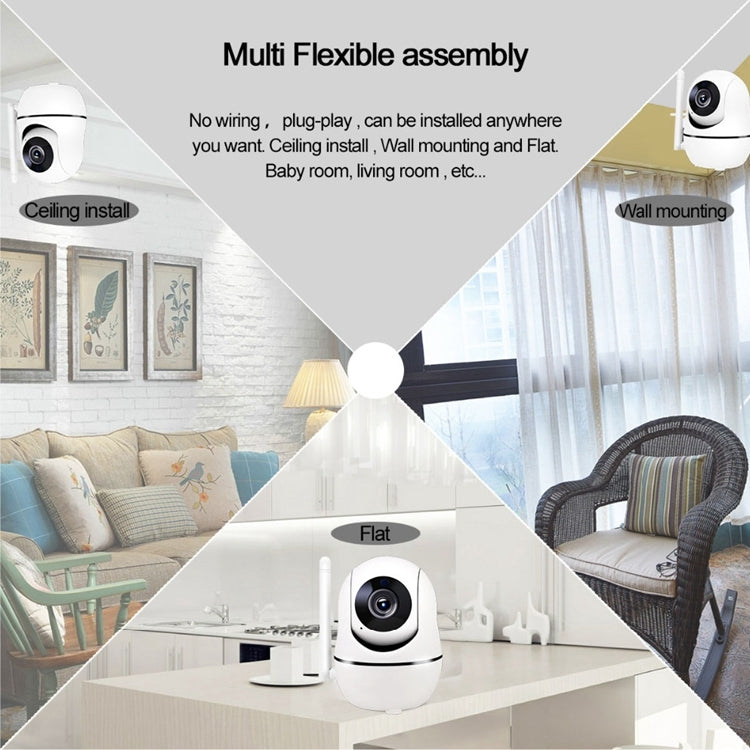 Anpwoo YT008 720P HD WiFi IP Camera, Support Motion Detection & Infrared Night Vision & SD Card(Max 32GB)(White) - Wireless Camera by Anpwoo | Online Shopping UK | buy2fix