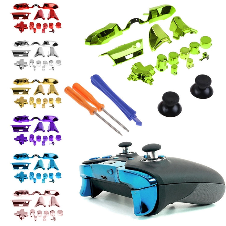 Full Set Game Controller Handle Small Fittings with Screwdriver for Xbox One ELITE(Green) - XBOX Spare Parts by buy2fix | Online Shopping UK | buy2fix