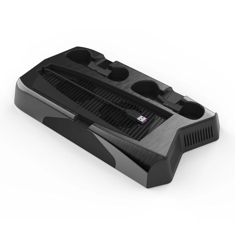 KJH P5-010-2 Multi-function Charging Cooling Fan Base with Storage Tray Bracket For PS5 De / UHD - Charger & Power by buy2fix | Online Shopping UK | buy2fix