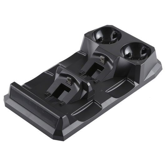 4 in 1 Charger USB Charging Dock Station Stand with LED Indicator for Playstation PS4 Controller & PS Move Controller - Charger & Power by buy2fix | Online Shopping UK | buy2fix