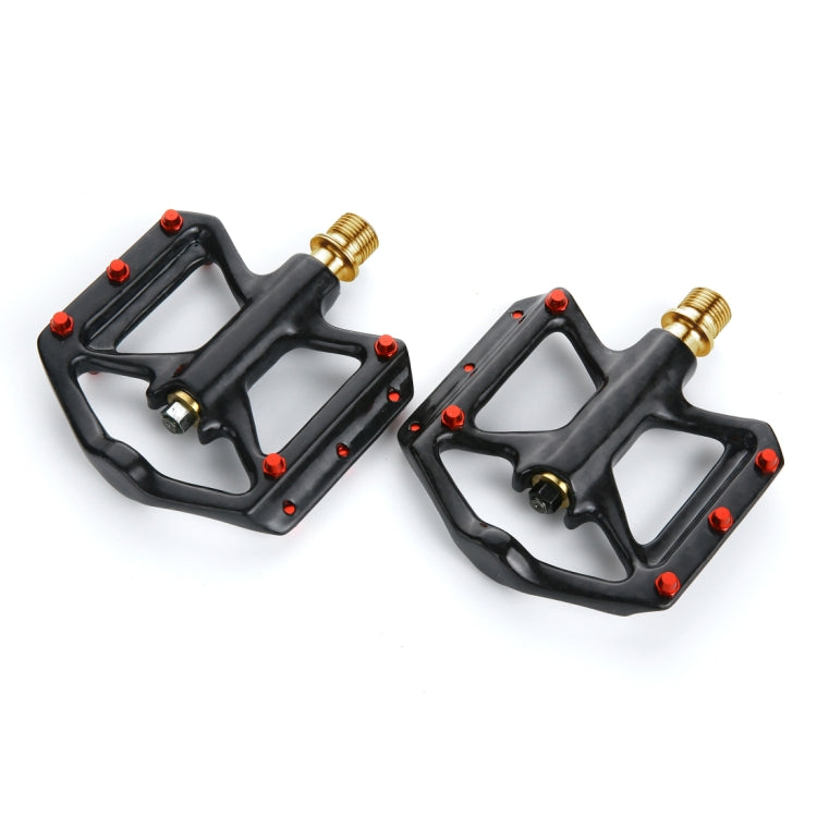 1 Pair B251C Road Bike Carbon Fiber + Titanium Axle Pedals (Black) - Pedals by buy2fix | Online Shopping UK | buy2fix