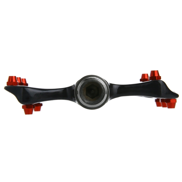 1 Pair B251C Road Bike Carbon Fiber + Titanium Axle Pedals (Black) - Pedals by buy2fix | Online Shopping UK | buy2fix