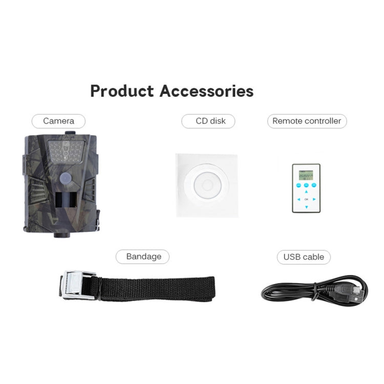 HT-001 1MP IP54 Waterproof IR Night Vision Security Hunting Trail Camera, Novatek96220 Program, 120 Degree Wide Angle, 100 Degree PIR Sensing Angle by buy2fix