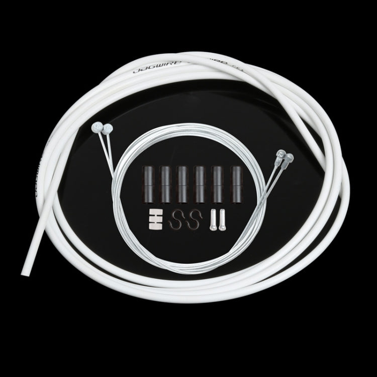 Universal Bicycle Brake Cable Tube Set(White) - Bicycle Brake Parts by buy2fix | Online Shopping UK | buy2fix