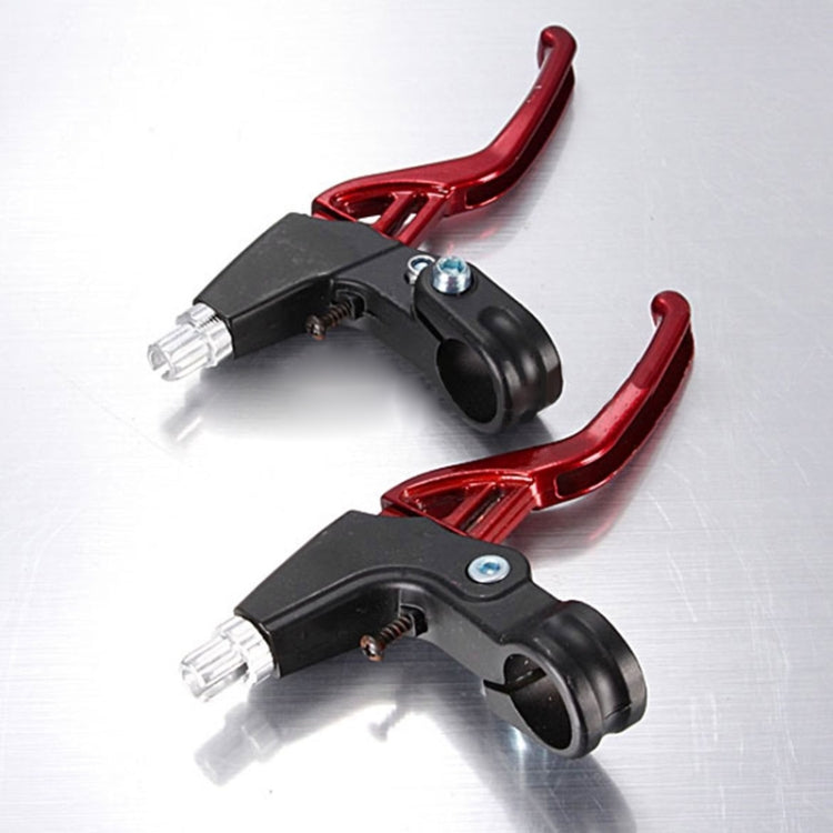 Mountain Bike Lightweight ALLOY Brake handle (Red) - Bicycle Grips by buy2fix | Online Shopping UK | buy2fix