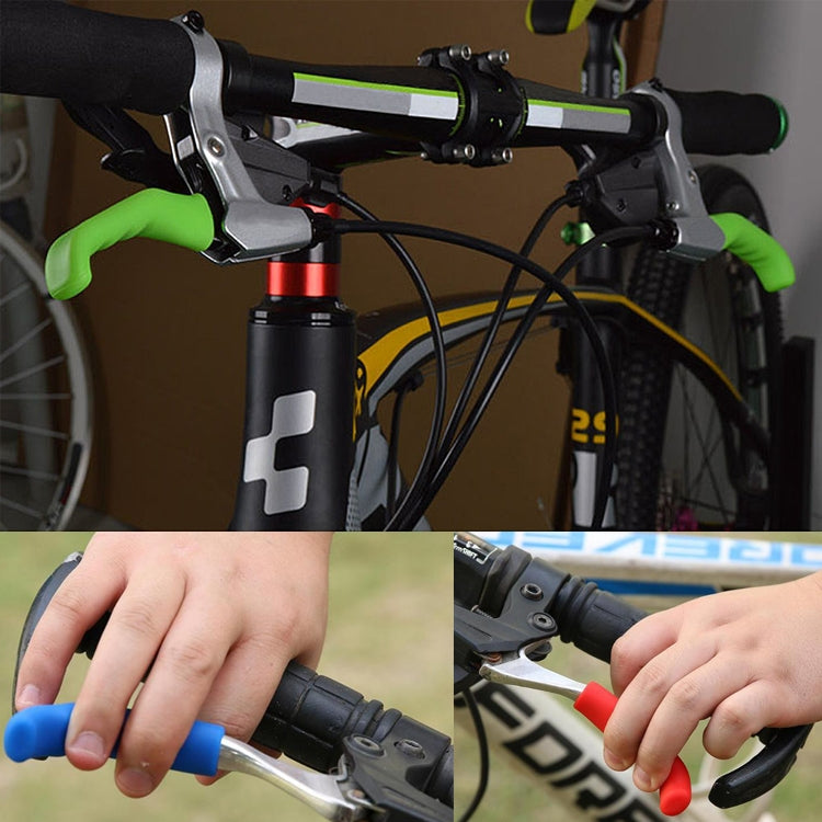 1Pair Universal Type Bicycle Brake Silicone Protection Covers(Green) - Bicycle Grips by buy2fix | Online Shopping UK | buy2fix