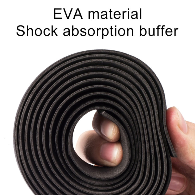 1 Pair Cycling Road Bike Sports Bicycle Cork Handlebar Tape Wrap + 2 Bar Plug(Black) - Bicycle Grips by buy2fix | Online Shopping UK | buy2fix