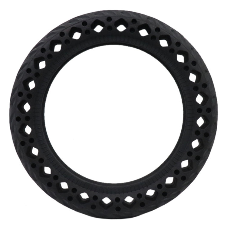 8.5 inch Electric Scooter Wear-resistant Shock-absorbing Decorative Pattern Tire Honeycomb Solid Tire, Suitable for Xiaomi Mijia M365(Black) - Accessories & Parts by buy2fix | Online Shopping UK | buy2fix