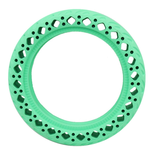 8.5 inch Electric Scooter Wear-resistant Shock-absorbing Decorative Pattern Tire Honeycomb Solid Tire, Suitable for Xiaomi Mijia M365(Green) by buy2fix