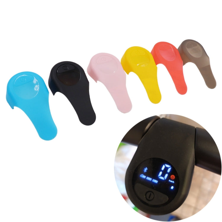 Electric Scooter Switch Panel Silicone Waterproof Protective Case for Ninebot ES1 / ES2 / ES4(Pink) - Accessories & Parts by buy2fix | Online Shopping UK | buy2fix