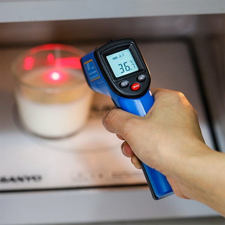 GM533A Portable Digital Laser Point Infrared Thermometer, Temperature Range: -50-530 Celsius Degree - Thermostat & Thermometer by buy2fix | Online Shopping UK | buy2fix