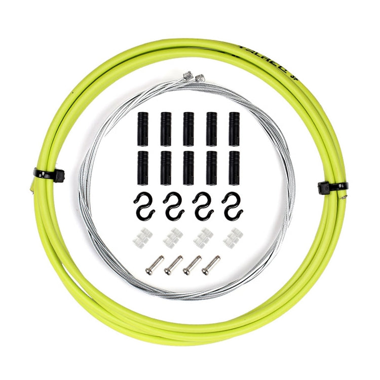 7 in 1 Universal PVC Bicycle Variable Speed Cable Tube Set(Green) - Bicycle Brake Parts by buy2fix | Online Shopping UK | buy2fix