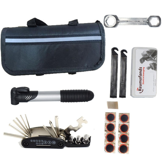 Bicycle Repair Tools Bike Tire Kit Bicycle Pump Puncture Repair Tool Bag - Maintenance tools by buy2fix | Online Shopping UK | buy2fix