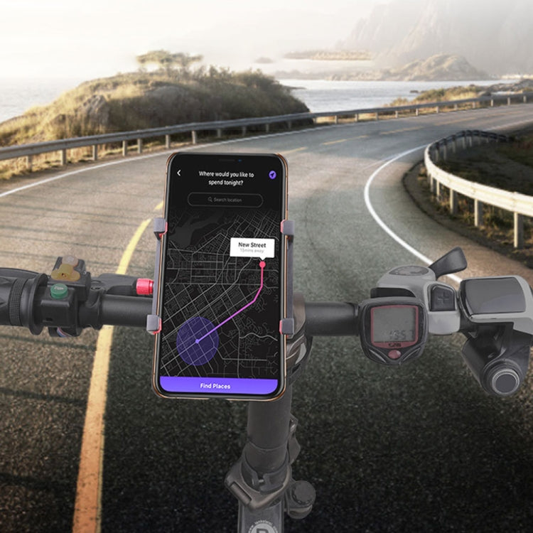 GB0143 360 Degree Rotating Aluminum Alloy Bicycle Phone Holder by buy2fix