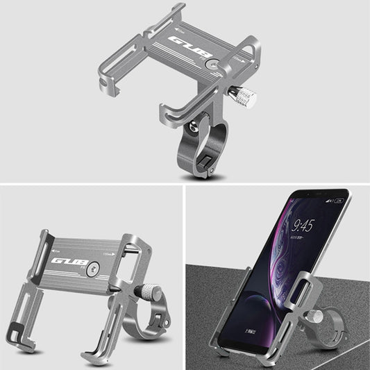 GUB P10 Aluminum Bike Phone Holder(Titanium Color) by GUB