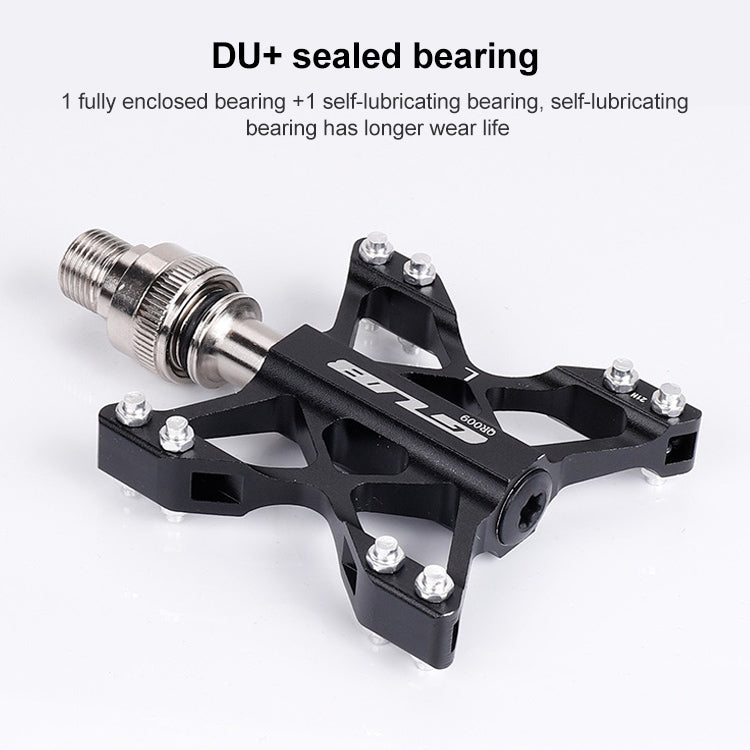 GUB QR-009 Aluminum Alloy MTB Non-slip Bicycle Pedals - Pedals by GUB | Online Shopping UK | buy2fix