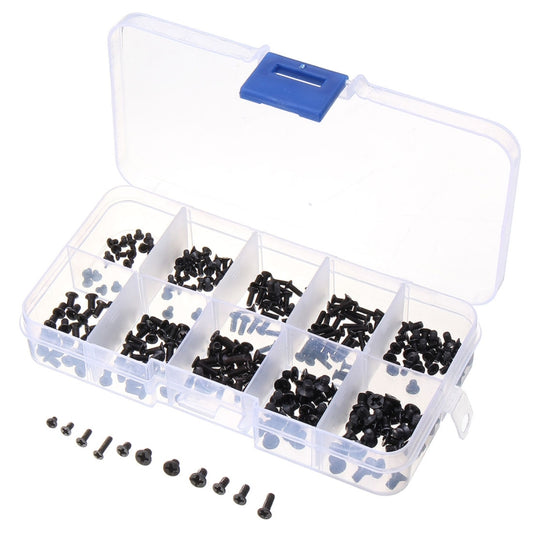300 PCS M2 / M2.5 / M3 Laptop Screws Box Set for HP Lenovo SAMSUNG IBM (Black) - Screws by buy2fix | Online Shopping UK | buy2fix