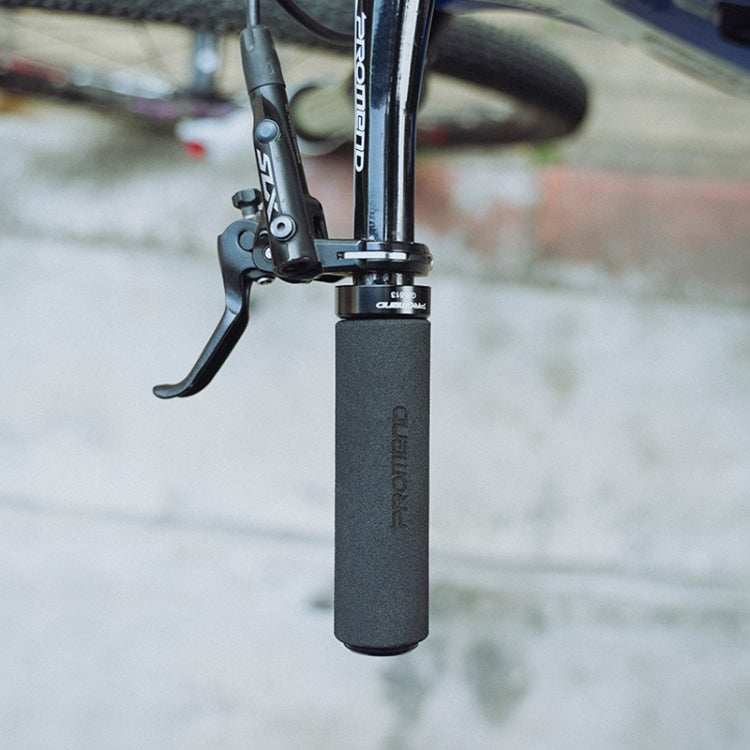 PROMEND GR-513 1 Pair Bicycle Antiskid Sweat-absorbing Sponge Grips Cover (Black) by PROMEND
