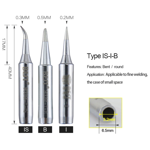 BEST Longevity Series Soldering Iron Tip Soldering Contact 900M-T-IS by BEST