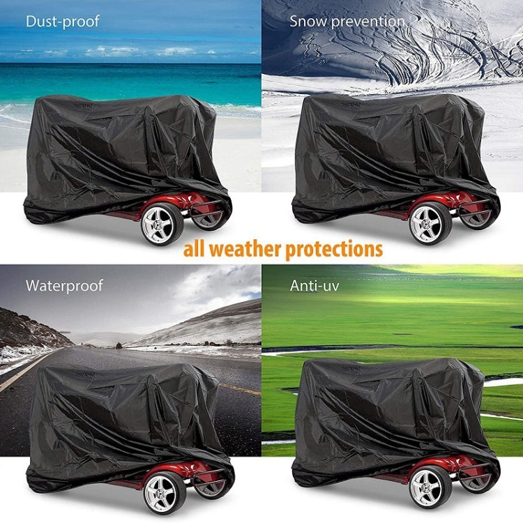 Electric Scooter Dustproof and Anti-ultraviolet Protective Cover,Size: 170x61x117cm (Black) by buy2fix