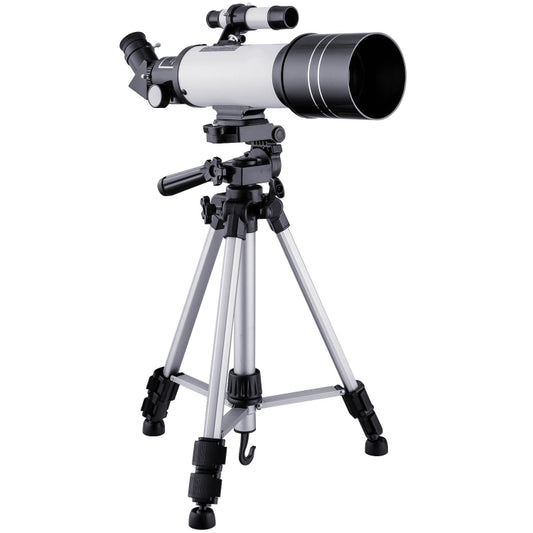 WR852-3 16x/66x70 High Definition High Times Astronomical Telescope with Tripod & Phone Fixing Clip & Moon Filter(White) by buy2fix