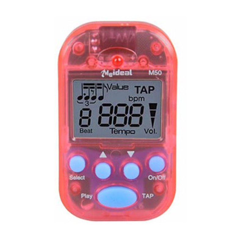Mini Professional Electronic Piano Violin Clip High-quality Metronome Digital Tuner M50 - Keyboard Accessories by buy2fix | Online Shopping UK | buy2fix