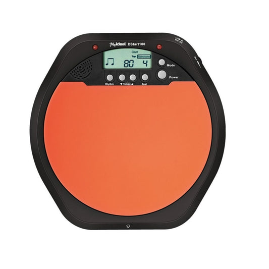 Electronic Dumb Combat Board Trainer Drum Exercise Metronome DS100(Black+Orange) by buy2fix