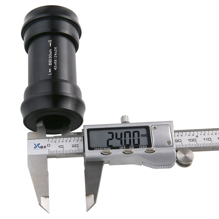 BB30 Press Fit Style Bottom Bracket Fits 68-73mm for SHIMANO, Prowheel, SRAM GXP Mountain Bike(Black) by buy2fix