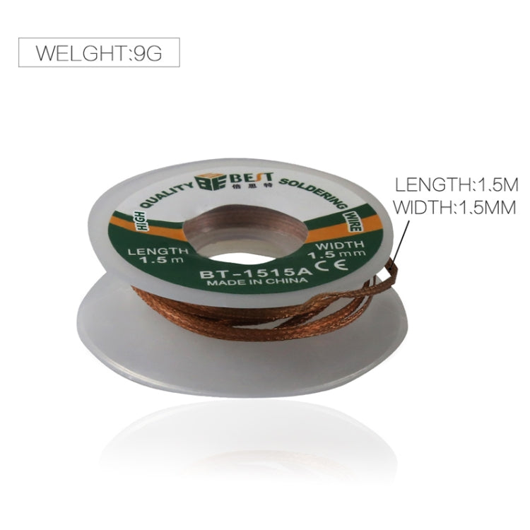 BST-1515A Desoldering Wire Solder Remover Wire - Welding Wire by BEST | Online Shopping UK | buy2fix