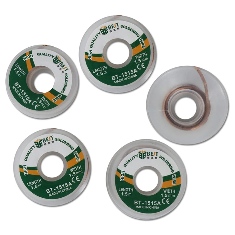 BST-1515A Desoldering Wire Solder Remover Wire - Welding Wire by BEST | Online Shopping UK | buy2fix