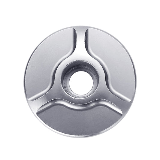 1 Pair C16 Bicycle CNC Aluminum Bike Headset Cap(Silver) - Cap Component by buy2fix | Online Shopping UK | buy2fix
