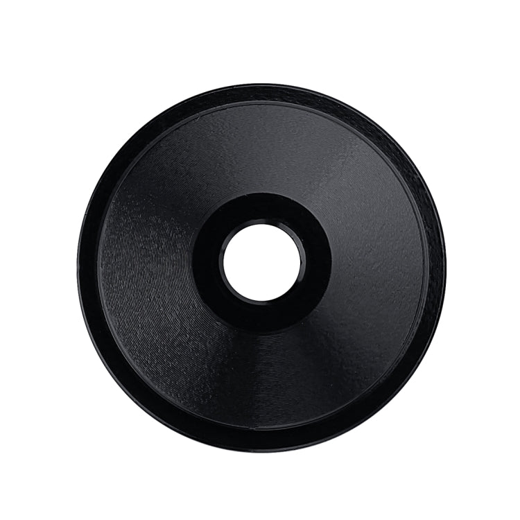 1 Pair C17 Bicycle CNC Aluminum Bike Headset Cap (Black) - Cap Component by buy2fix | Online Shopping UK | buy2fix