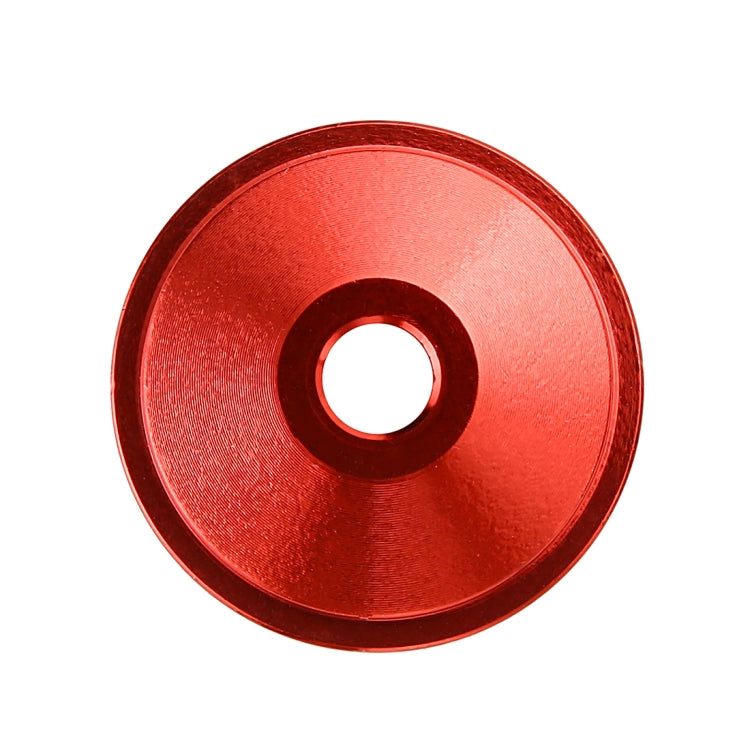 1 Pair C17 Bicycle CNC Aluminum Bike Headset Cap (Red) - Cap Component by buy2fix | Online Shopping UK | buy2fix