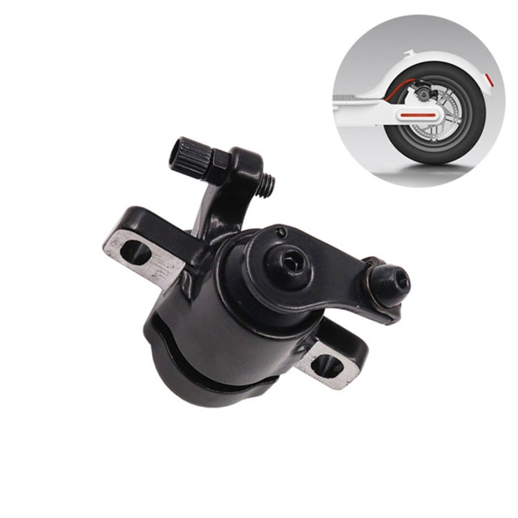 For Xiaomi M365 Electric Scooter Left Front Back Wheel Disc Brake Parts(Black) - Accessories & Parts by buy2fix | Online Shopping UK | buy2fix