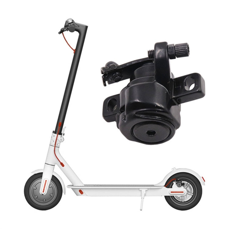 For Xiaomi M365 Electric Scooter Left Front Back Wheel Disc Brake Parts(Black) - Accessories & Parts by buy2fix | Online Shopping UK | buy2fix