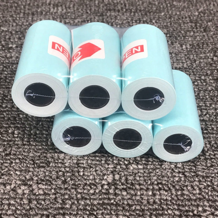 10 PCS Adhesive Thermal Label Printer Paper Sticker for PAPERANG P1/ P2 / A6 , Size: 57 x 30 mm(White) - Printer Paper & Stickers by buy2fix | Online Shopping UK | buy2fix