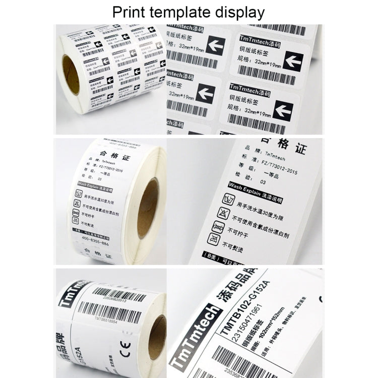 Thermal Label Printer Paper Sticker, Size: 57*40mm - Printer Paper & Stickers by buy2fix | Online Shopping UK | buy2fix