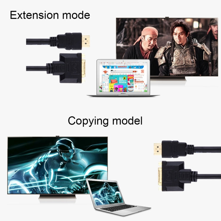 30cm HDMI Male to 24+1 DVI Female Adapter Cable - by buy2fix | Online Shopping UK | buy2fix