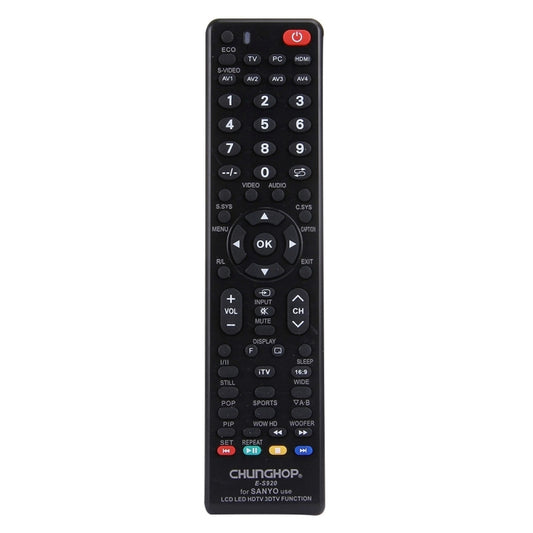CHUNGHOP E-S920 Universal Remote Controller for SANYO LED TV / LCD TV / HDTV / 3DTV by CHUNGHOP