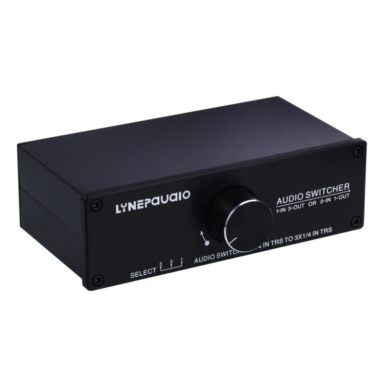B833 Passive Speaker Stereo Switch Loudspeaker, 1 Input and 3 Output or 3 Input and 1 Output (Black) - by buy2fix | Online Shopping UK | buy2fix
