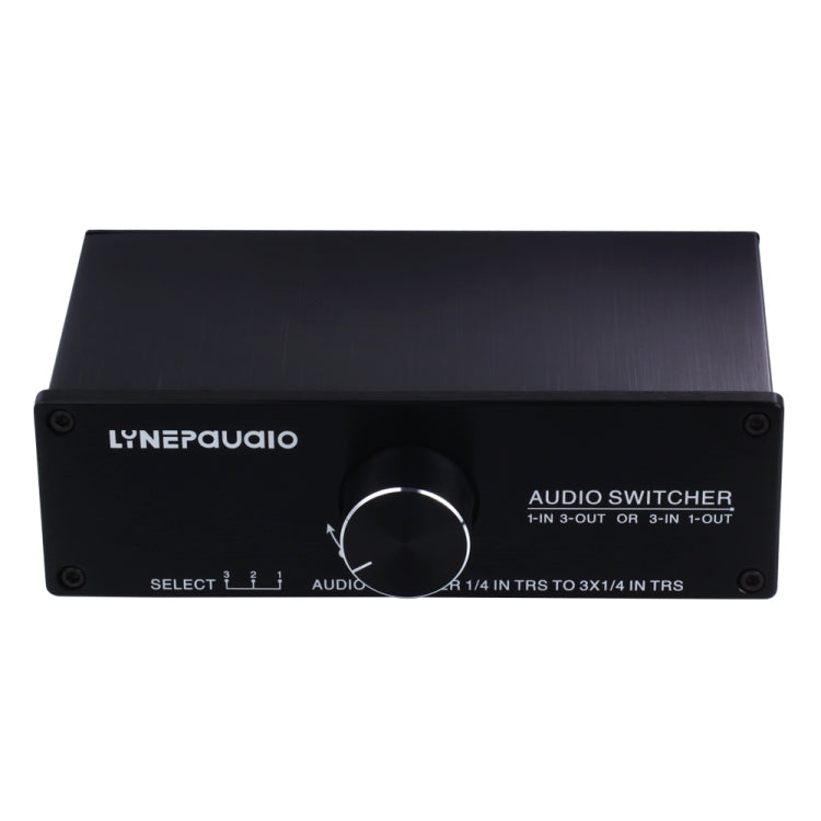 B833 Passive Speaker Stereo Switch Loudspeaker, 1 Input and 3 Output or 3 Input and 1 Output (Black) - by buy2fix | Online Shopping UK | buy2fix