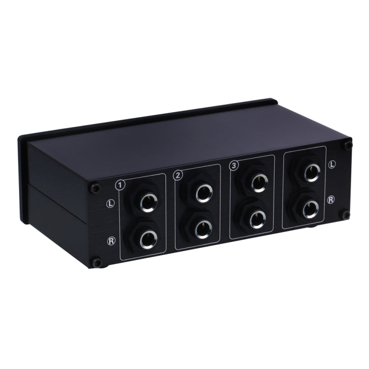 B833 Passive Speaker Stereo Switch Loudspeaker, 1 Input and 3 Output or 3 Input and 1 Output (Black) - by buy2fix | Online Shopping UK | buy2fix
