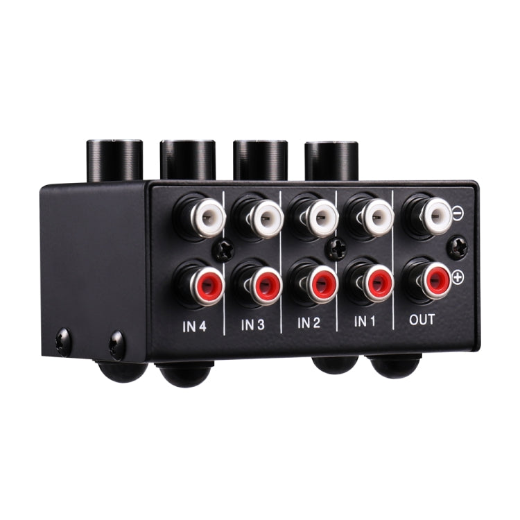 LINEPAUDIO B896 Four-channel Sassive Mixer (Black) - by buy2fix | Online Shopping UK | buy2fix