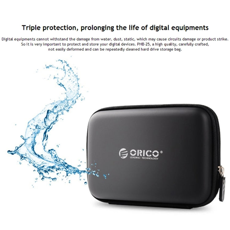 ORICO PHB-25 2.5 inch SATA HDD Case Hard Drive Disk Protect Cover Box(Blue) - Hard Drive Bags & Cases by ORICO | Online Shopping UK | buy2fix