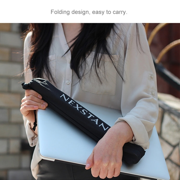 NEXSTAND Portable Adjustable Foldable Desk Holder Stand for Laptop / Notebook, Suitable for: More than 11.6 inch(Black) - Laptop Stand by buy2fix | Online Shopping UK | buy2fix