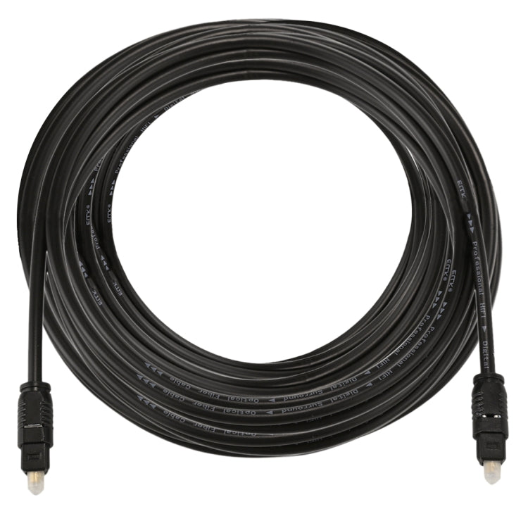 EMK 8m OD4.0mm Toslink Male to Male Digital Optical Audio Cable - Audio Optical Cables by EMK | Online Shopping UK | buy2fix