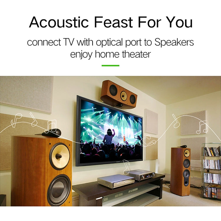 1.5m OD6.0mm Gold Plated Metal Head Woven Line Toslink Male to Male Digital Optical Audio Cable by buy2fix