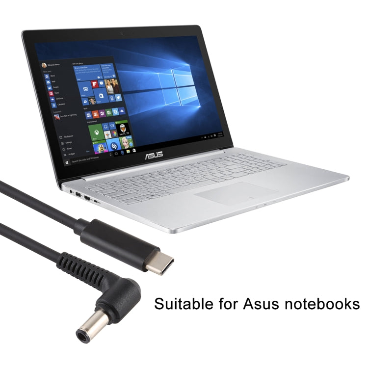 USB-C / Type-C to 6.0 x 0.6mm Laptop Power Charging Cable for Asus, Cable Length: about 1.5m - For Asus by buy2fix | Online Shopping UK | buy2fix