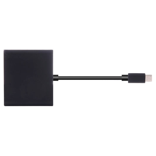 USB-C / Type-C 3.1 Male to USB-C / Type-C 3.1 Female & HDMI Female & USB 3.0 Female Adapter(Black) by buy2fix